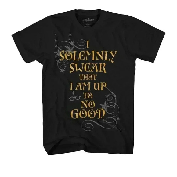 Harry Potter shirt i solemnly swear I am up to no good size xl ds - Picture 1 of 1